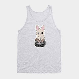 Pride Puck Bunny (Asexual) Tank Top